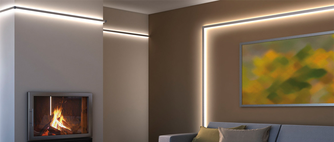 Rámové osvětlení interiéru LED pásky